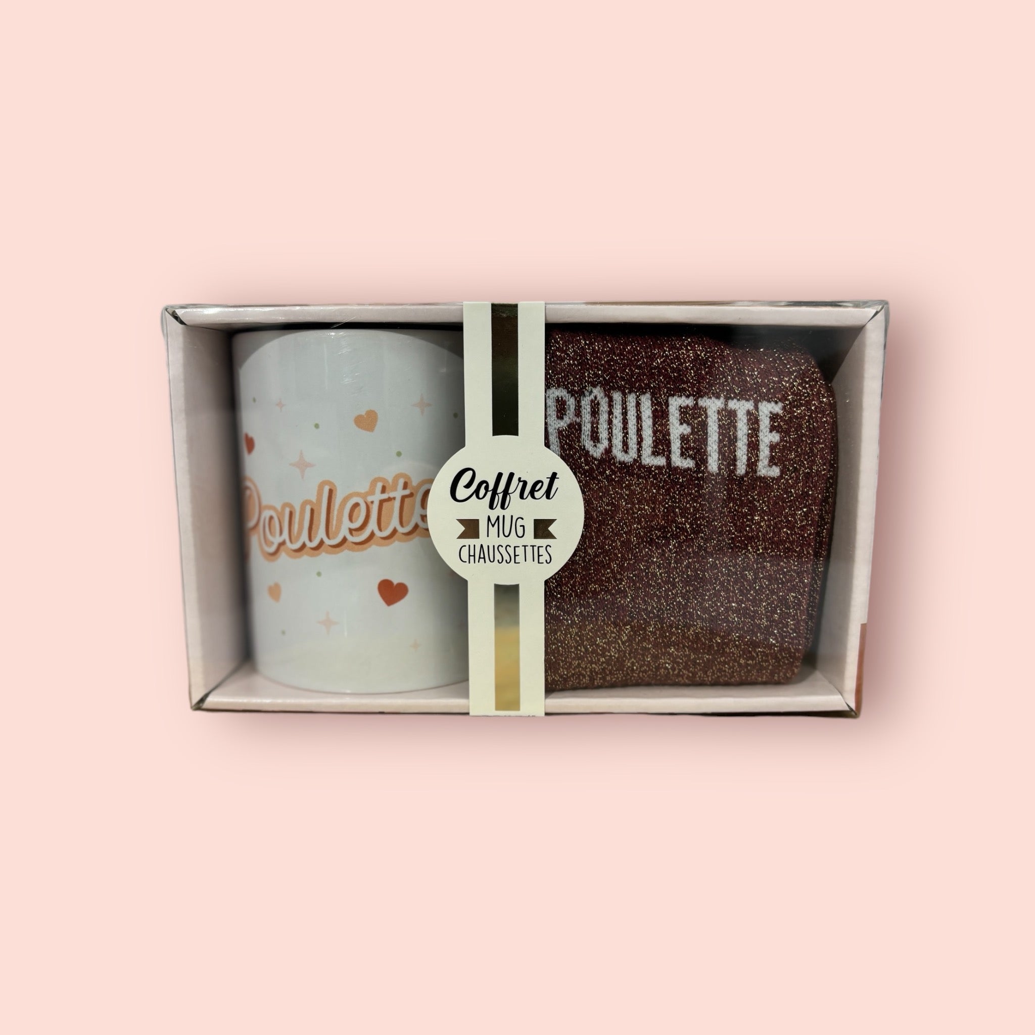 COFFRET DUO MUG CHAUSSETTES A PAILLETTES